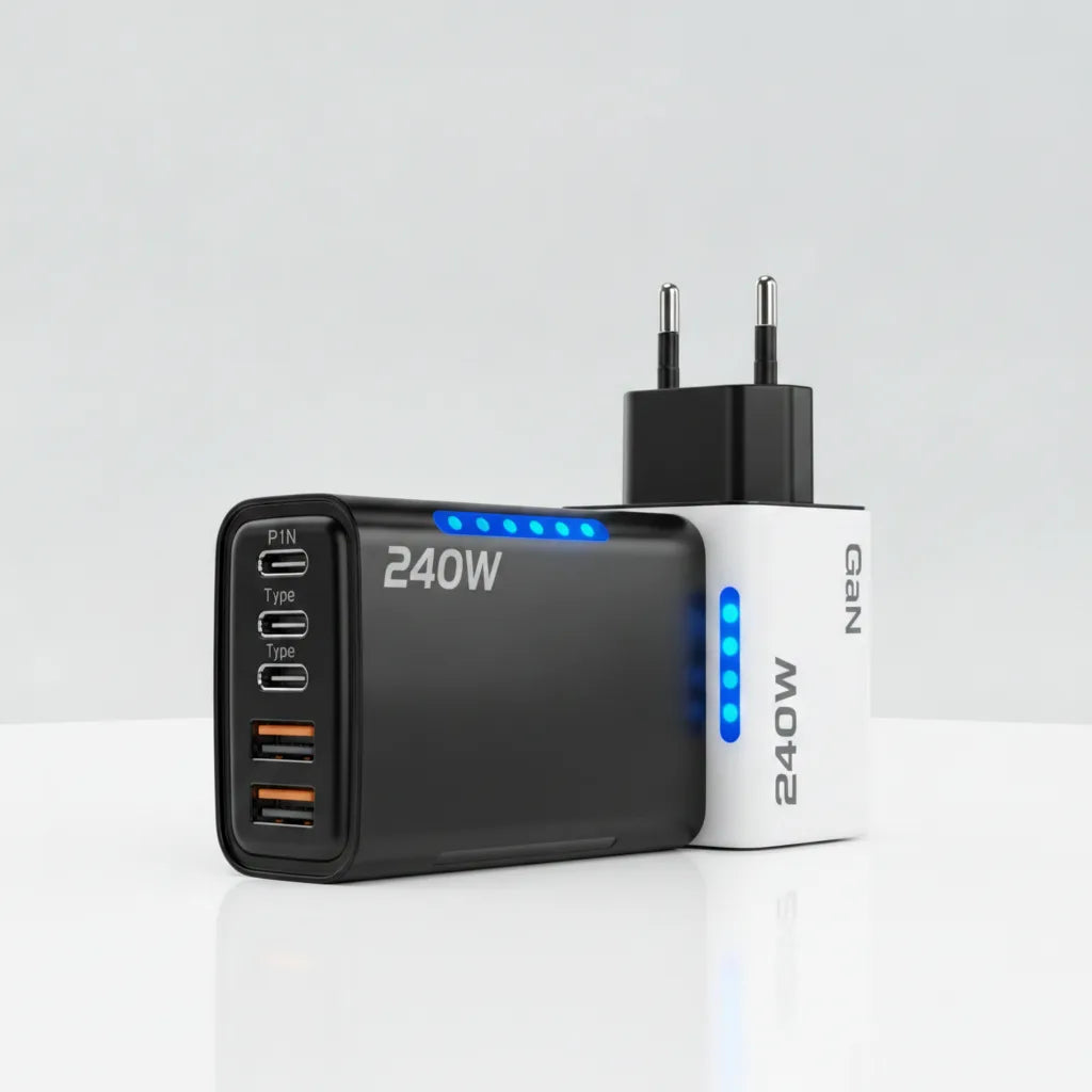 Chargeur USB C GaN 240W 5 Ports Universel