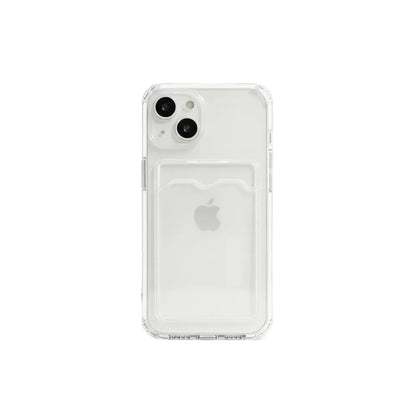 Étui iPhone Transparent Porte-Cartes