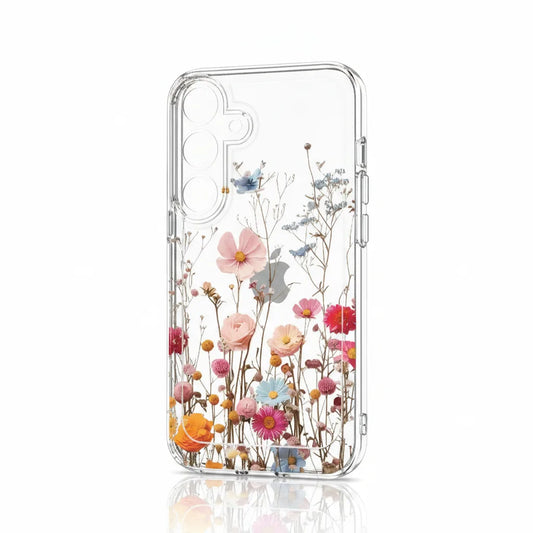 Coque Samsung Transparente Motif Fleurs & Vigne