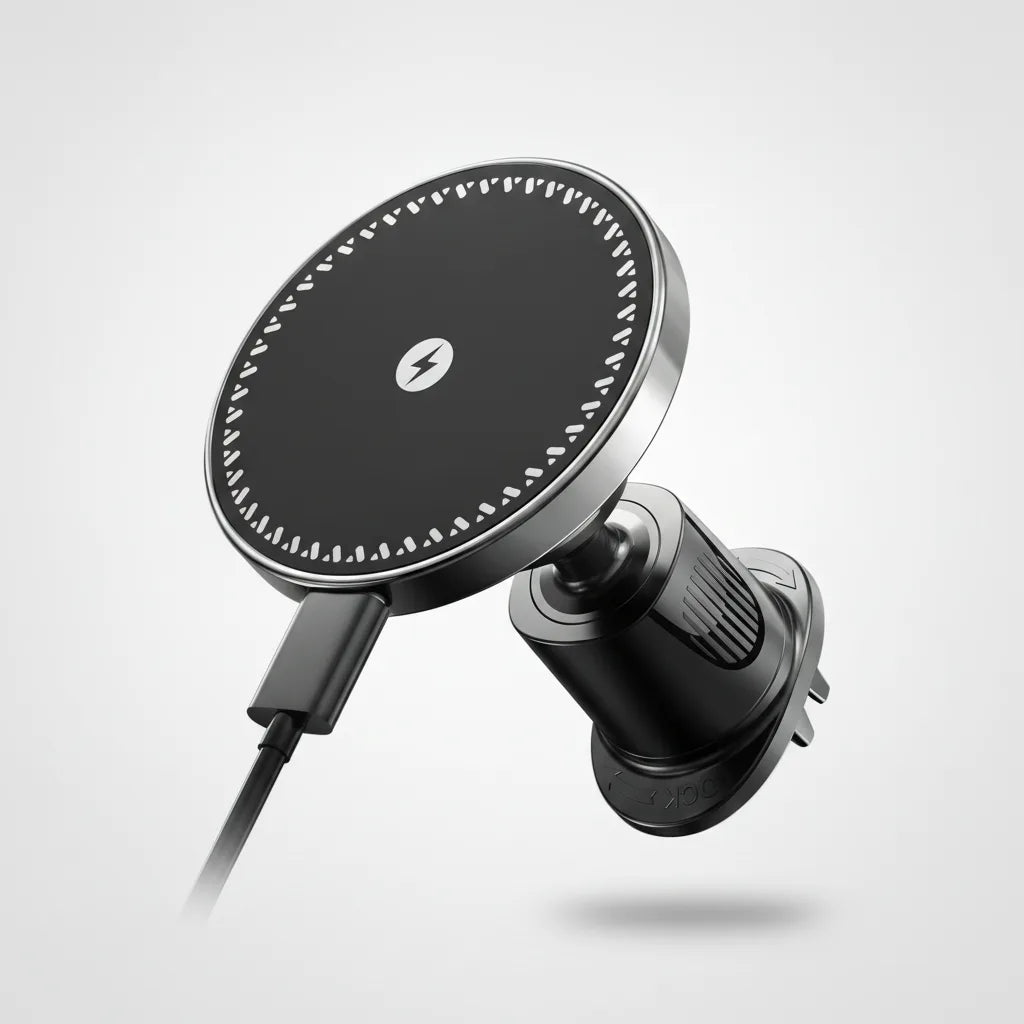 Chargeur Voiture Magnétique Sans Fil 15W iPhone