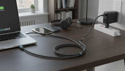 Câble USB C 100W / USB A 120W avec Indicateur LED