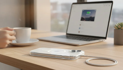 Coque iPhone Magnétique Transparente MagSafe