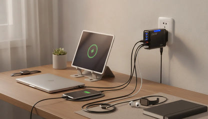 Chargeur GaN 240W 5 Ports USB-C Universel