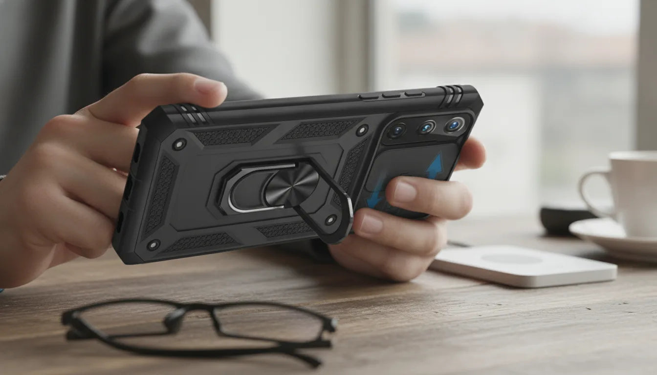 Coque Samsung Robuste avec Béquille 360°
