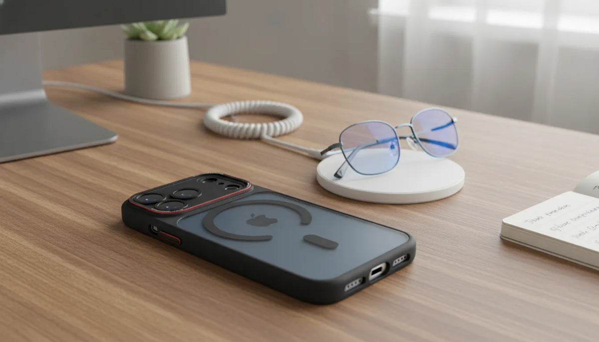 Étui Luxe Magnétique iPhone Anti-Chocs Transparent