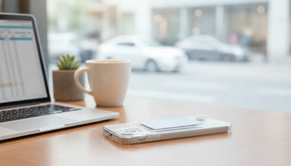 Étui iPhone Transparent Porte-Cartes