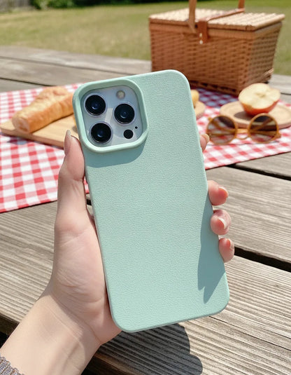 Étui Cuir TPU Antichoc iPhone Élégant