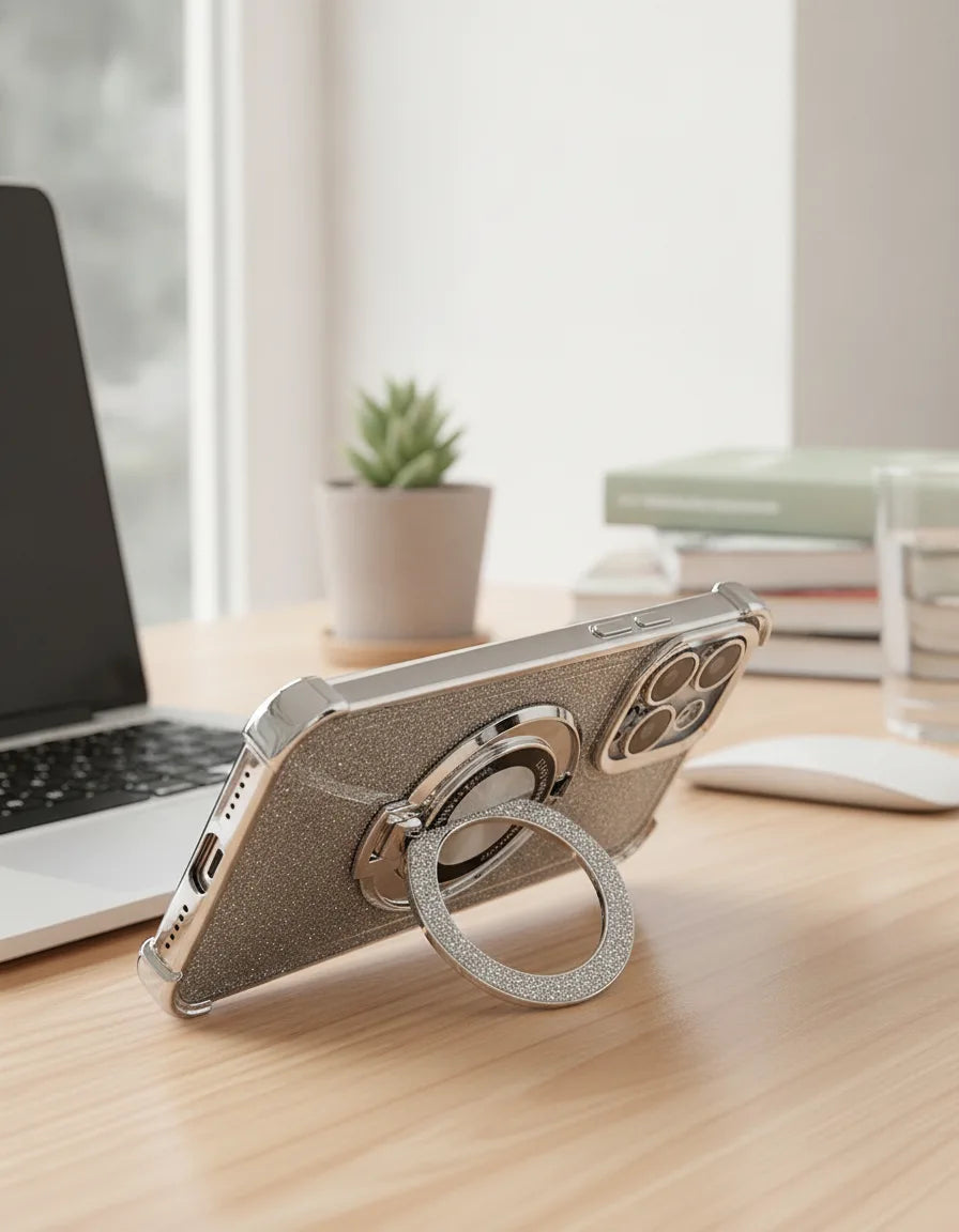 Coque Luxe iPhone Pailletée Magsafe