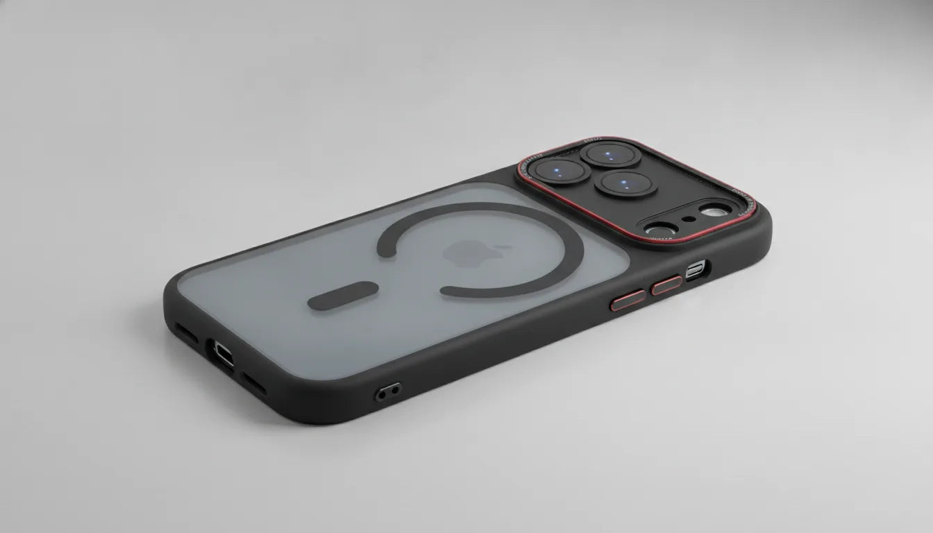 Étui Luxe Magnétique iPhone Anti-Chocs Transparent