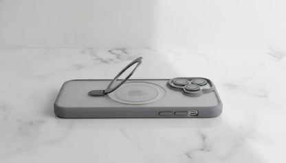 Coque iPhone Magsafe avec Anneau & Protection Objectif