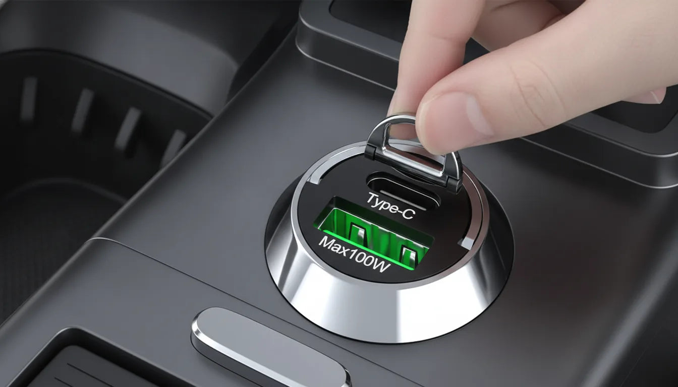 Chargeur Voiture USB C 100W Rapide