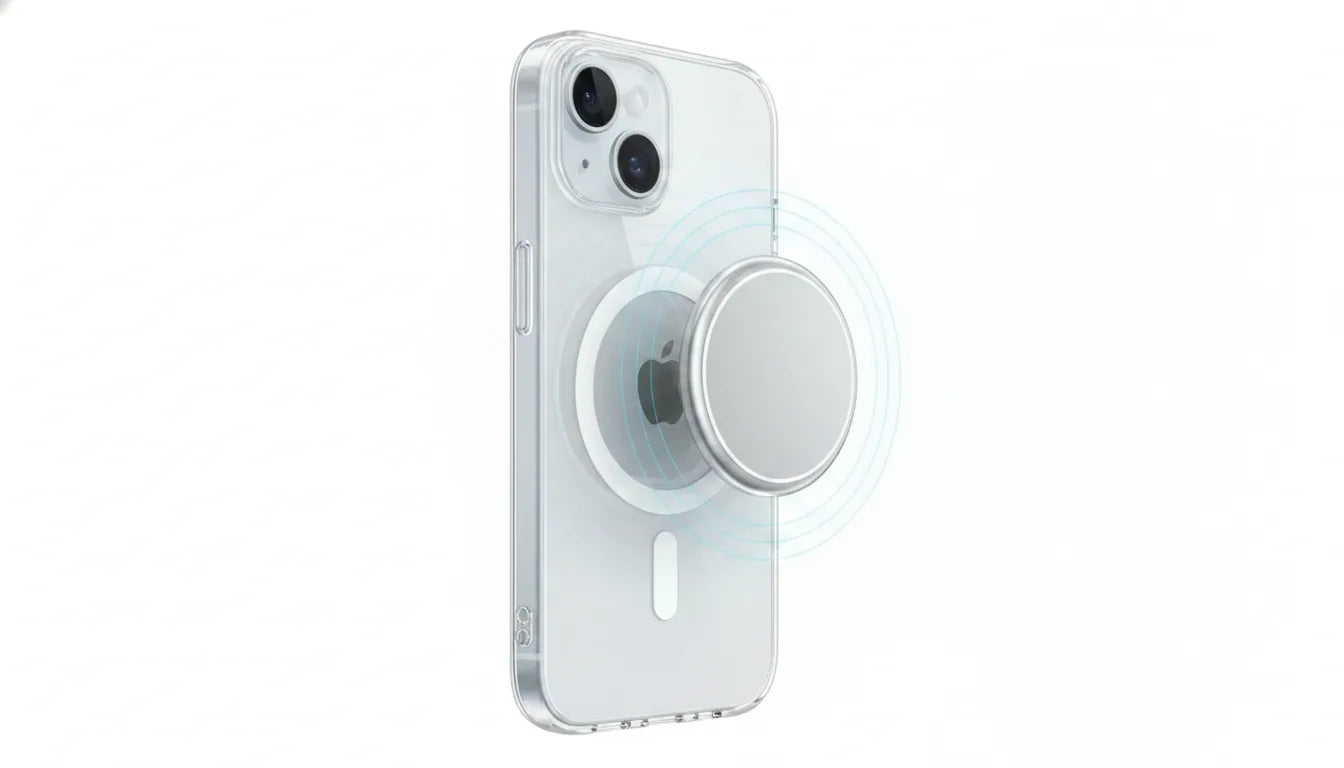 Coque iPhone Magnétique Transparente MagSafe
