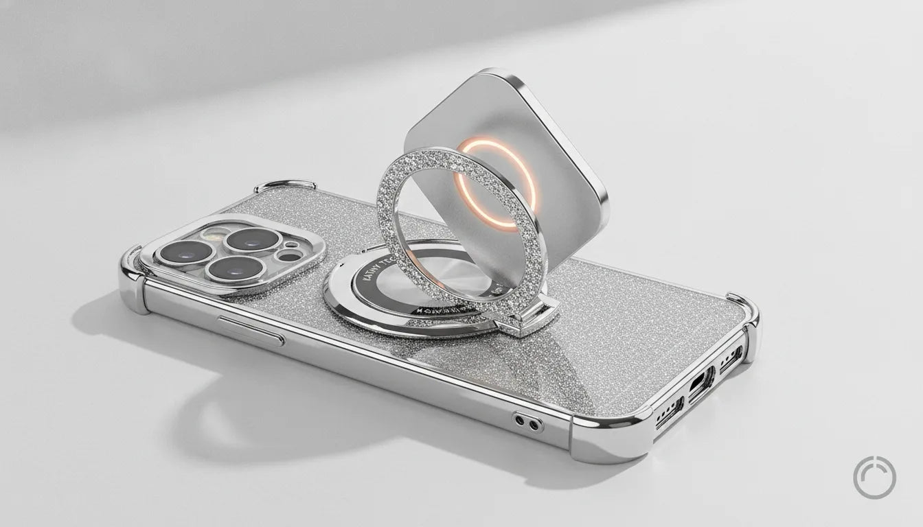 Coque Luxe iPhone Pailletée Magsafe