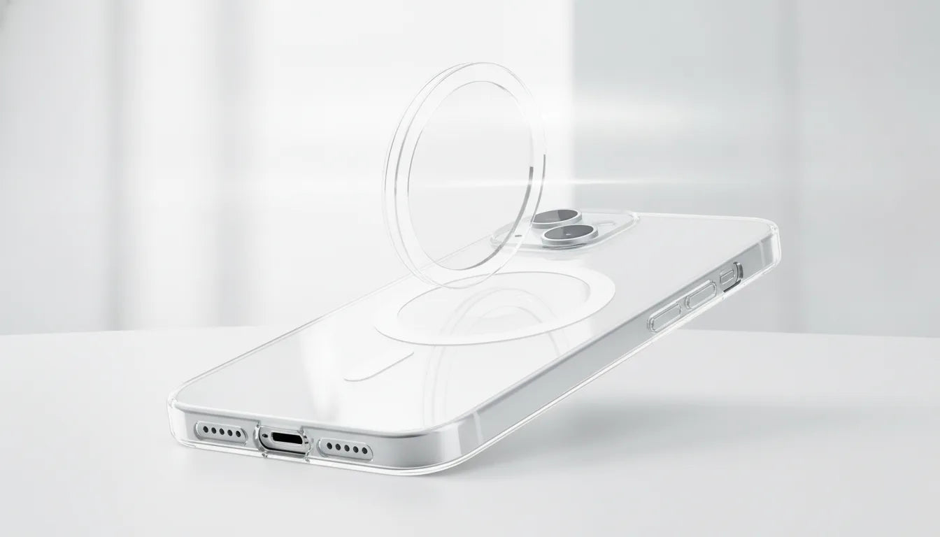 Coque iPhone Transparente Magnétique MagSafe
