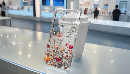 Coque Samsung Transparente Motif Fleurs & Vigne