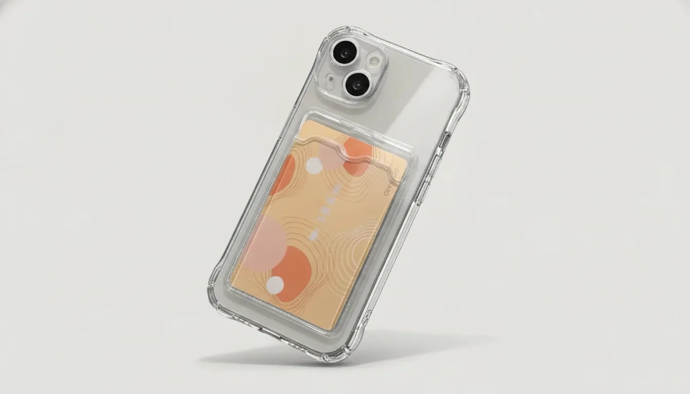 Étui iPhone Transparent Porte-Cartes