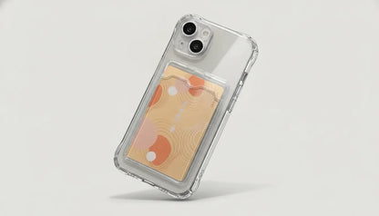 Étui iPhone Transparent Porte-Cartes